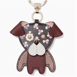 🆕 kate spade ♠️ Cherrywood Dog Key Fob